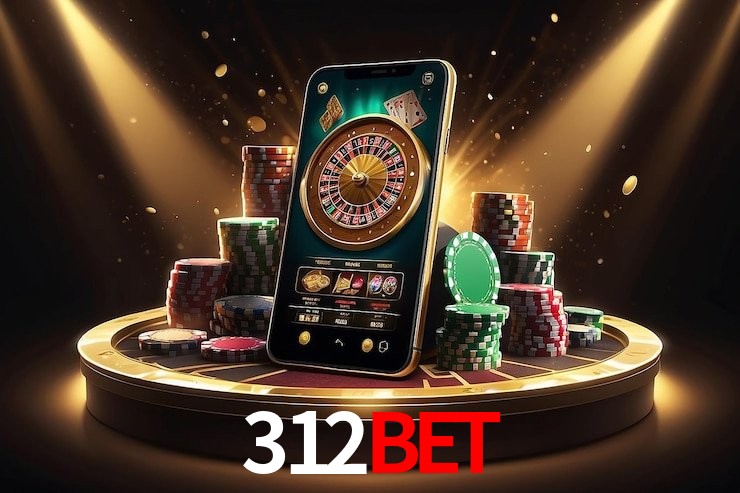 Imagem promocional da 312BET mostrando a plataforma e suas vantagens